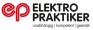 Logo Elektropraktiker mit Claim